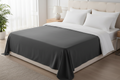 Fitted Sheet Dark Gray 100% Cotton Material Queen Size