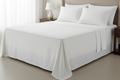 Pure Egyptian Cotton Milky White Fitted Sheet Full Size